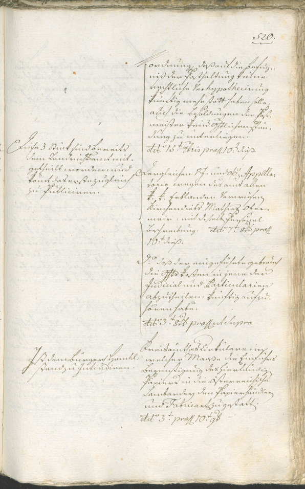 Stadtarchiv Bozen - BOhisto Ratsprotokoll 1783/85 