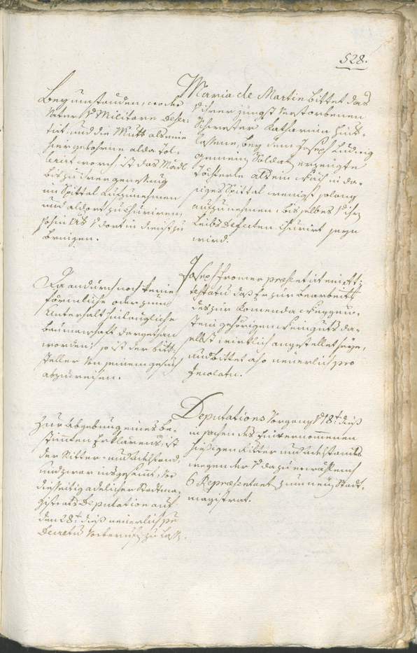 Stadtarchiv Bozen - BOhisto Ratsprotokoll 1783/85 