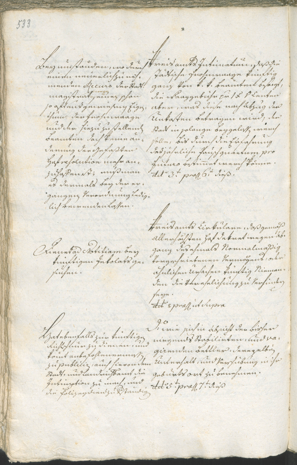 Civic Archives of Bozen-Bolzano - BOhisto Ratsprotokoll 1783/85 