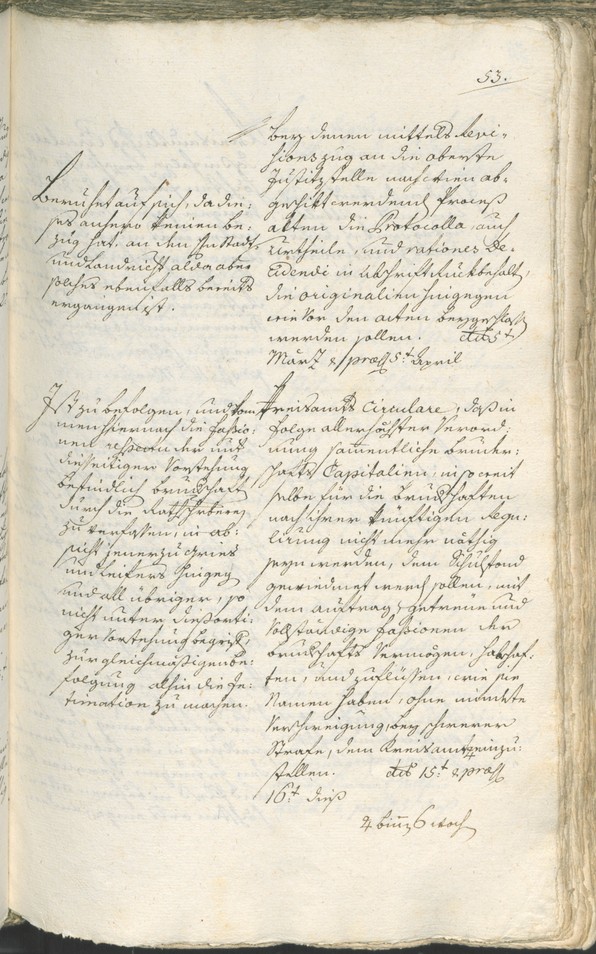 Civic Archives of Bozen-Bolzano - BOhisto Ratsprotokoll 1783/85 