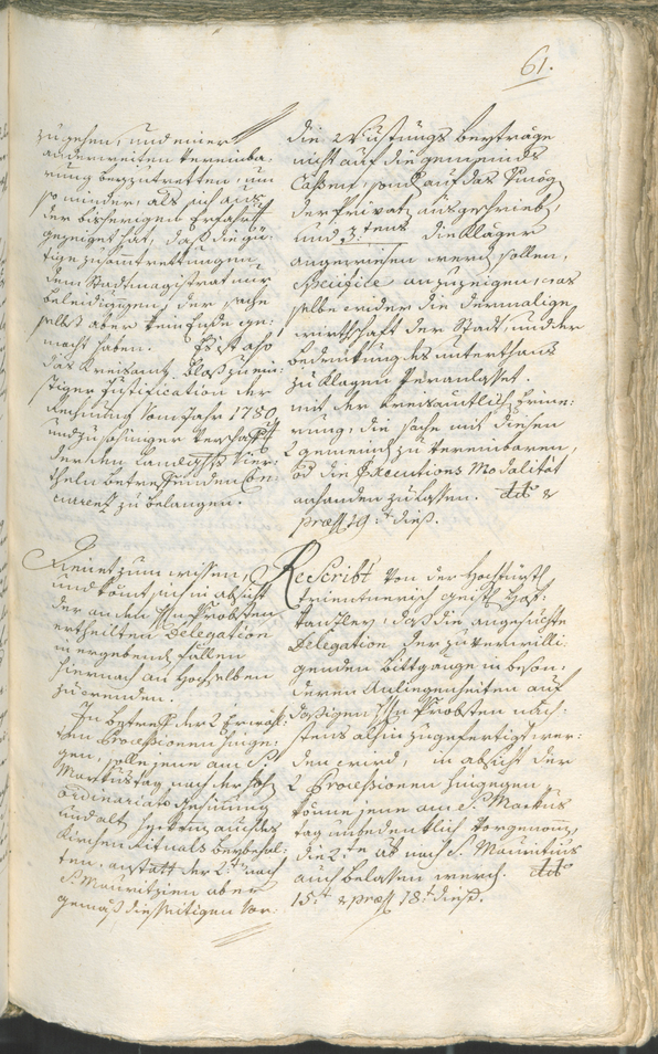 Civic Archives of Bozen-Bolzano - BOhisto Ratsprotokoll 1783/85 