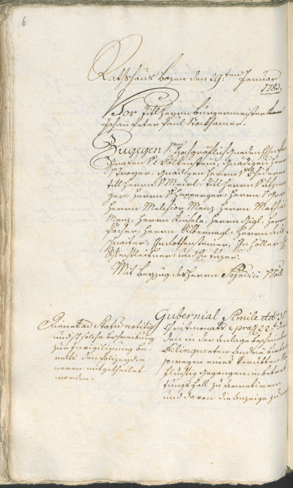 Archivio Storico della Città di Bolzano - BOhisto protocollo consiliare 1783/85 