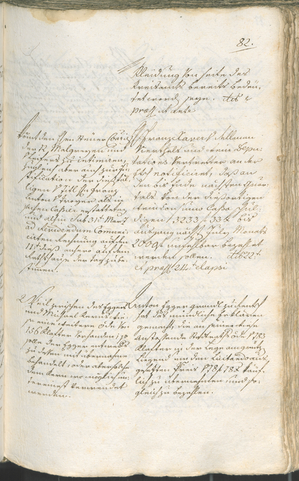 Civic Archives of Bozen-Bolzano - BOhisto Ratsprotokoll 1783/85 