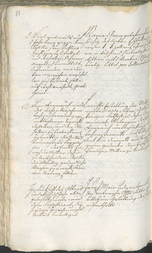 Civic Archives of Bozen-Bolzano - BOhisto Ratsprotokoll 1783/85 