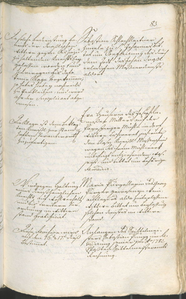 Civic Archives of Bozen-Bolzano - BOhisto Ratsprotokoll 1783/85 