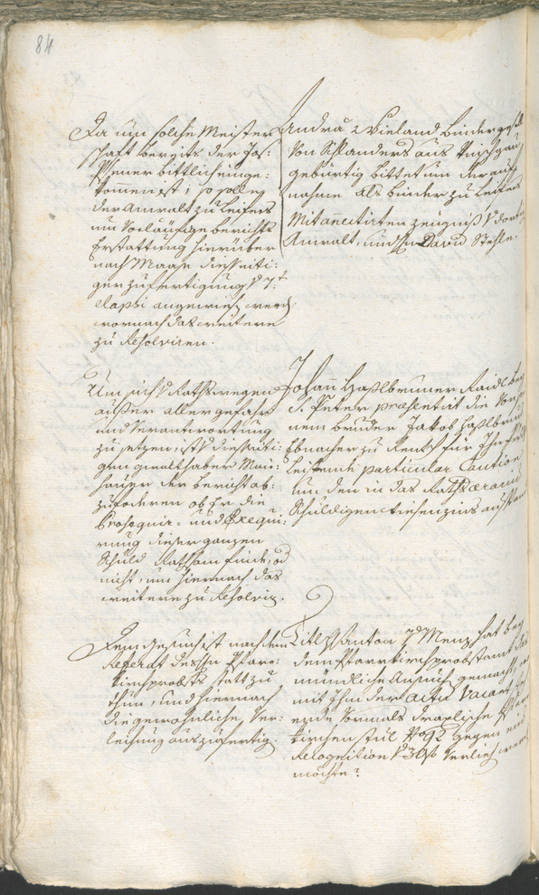 Stadtarchiv Bozen - BOhisto Ratsprotokoll 1783/85 