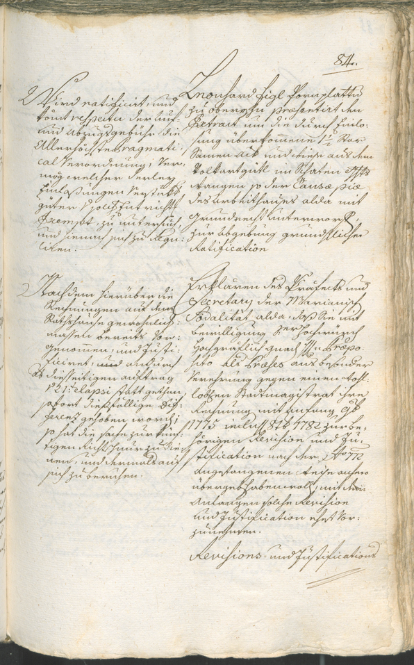 Civic Archives of Bozen-Bolzano - BOhisto Ratsprotokoll 1783/85 