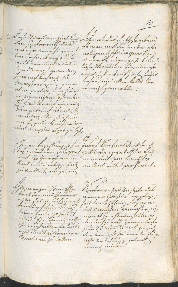 Civic Archives of Bozen-Bolzano - BOhisto Ratsprotokoll 1783/85 