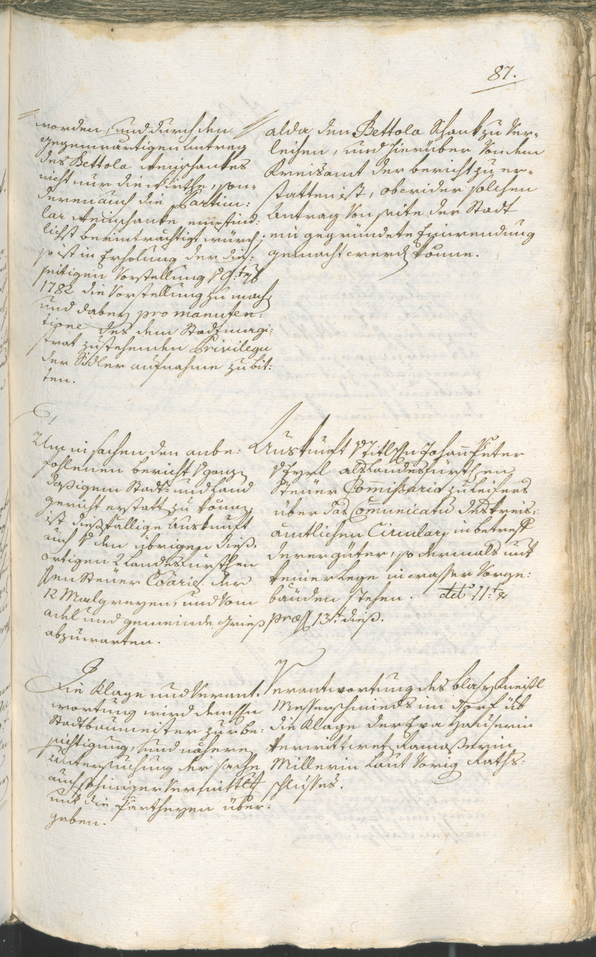 Civic Archives of Bozen-Bolzano - BOhisto Ratsprotokoll 1783/85 