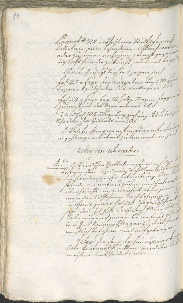 Stadtarchiv Bozen - BOhisto Ratsprotokoll 1783/85 