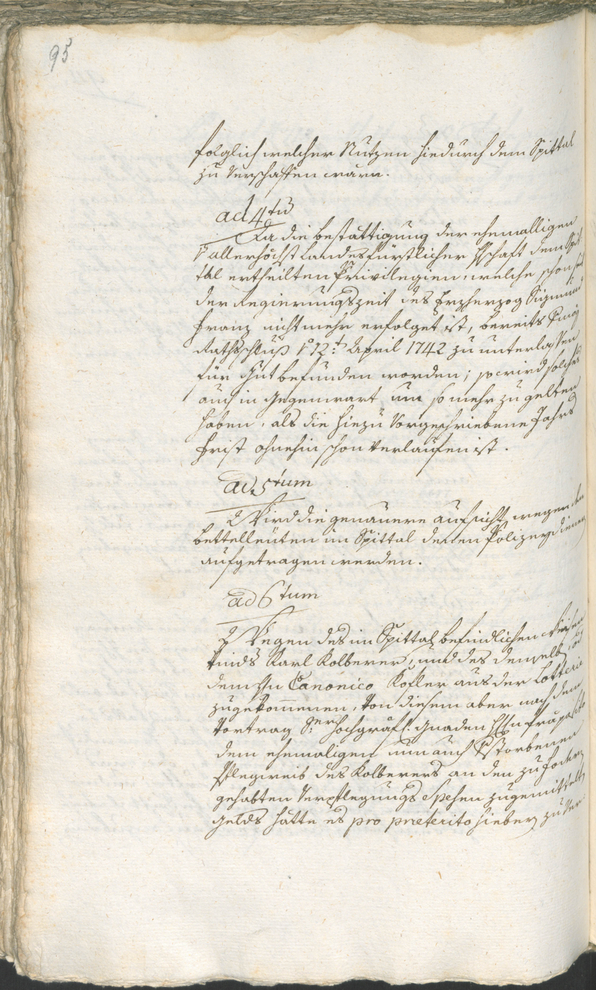 Stadtarchiv Bozen - BOhisto Ratsprotokoll 1783/85 