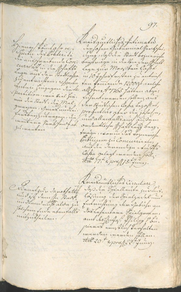 Stadtarchiv Bozen - BOhisto Ratsprotokoll 1783/85 