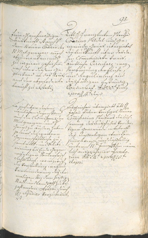 Civic Archives of Bozen-Bolzano - BOhisto Ratsprotokoll 1783/85 