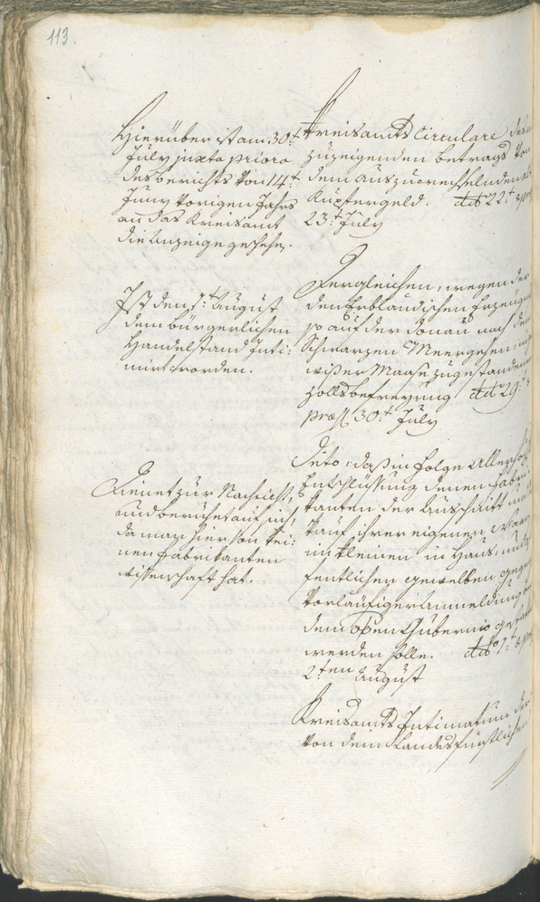 Stadtarchiv Bozen - BOhisto Ratsprotokoll 1783/85 