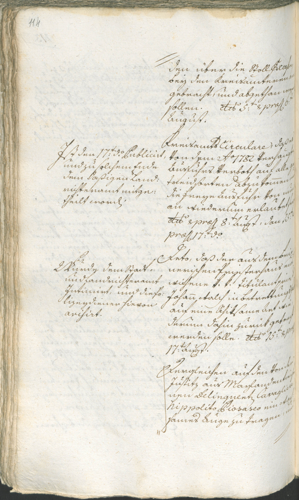 Civic Archives of Bozen-Bolzano - BOhisto Ratsprotokoll 1783/85 