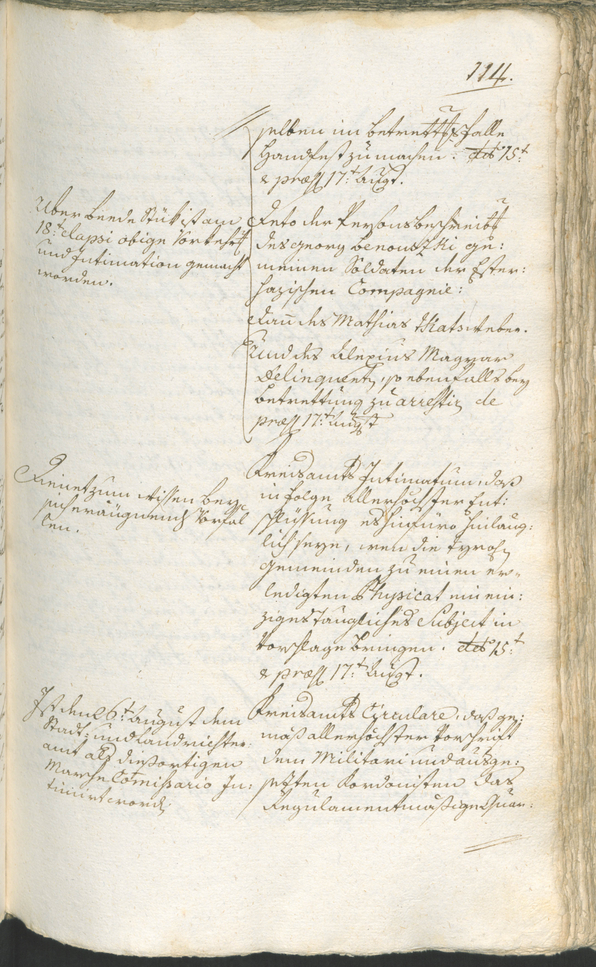 Stadtarchiv Bozen - BOhisto Ratsprotokoll 1783/85 