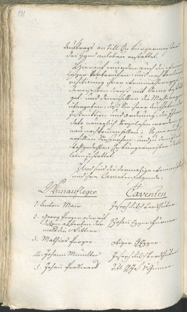 Stadtarchiv Bozen - BOhisto Ratsprotokoll 1783/85 