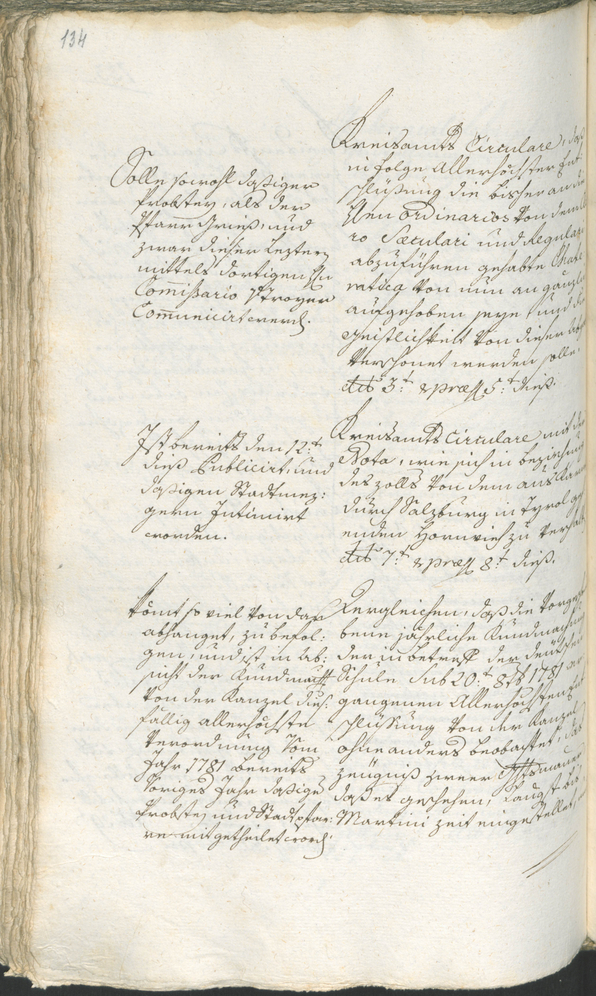 Stadtarchiv Bozen - BOhisto Ratsprotokoll 1783/85 