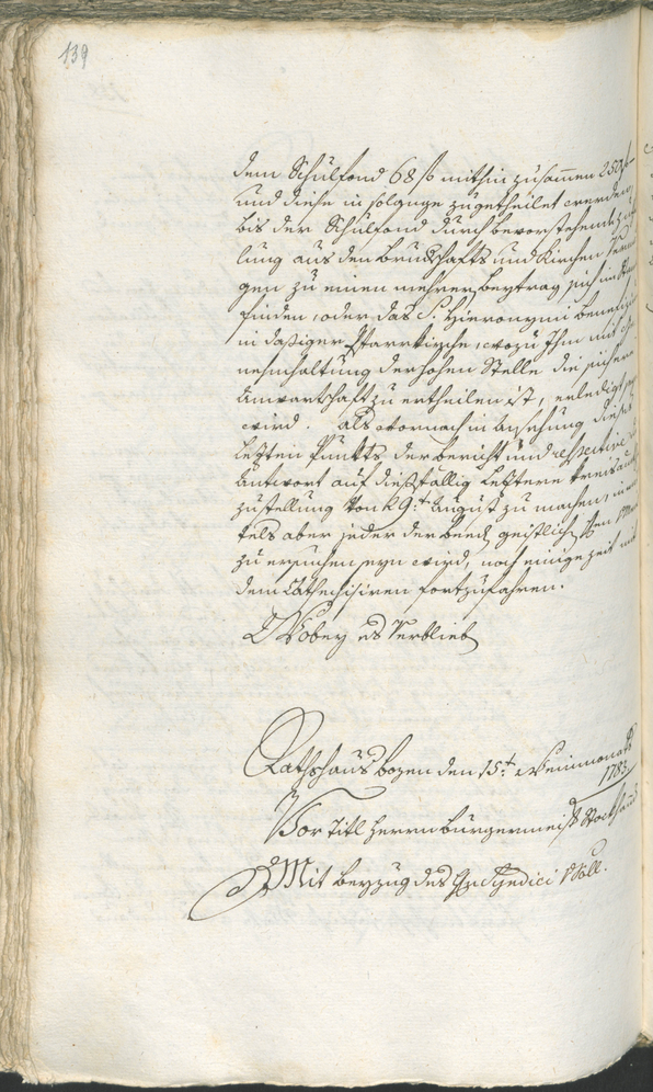 Archivio Storico della Città di Bolzano - BOhisto protocollo consiliare 1783/85 