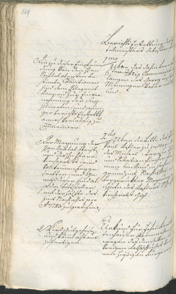 Stadtarchiv Bozen - BOhisto Ratsprotokoll 1783/85 