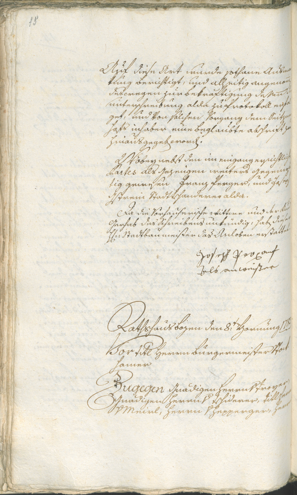 Archivio Storico della Città di Bolzano - BOhisto protocollo consiliare 1783/85 