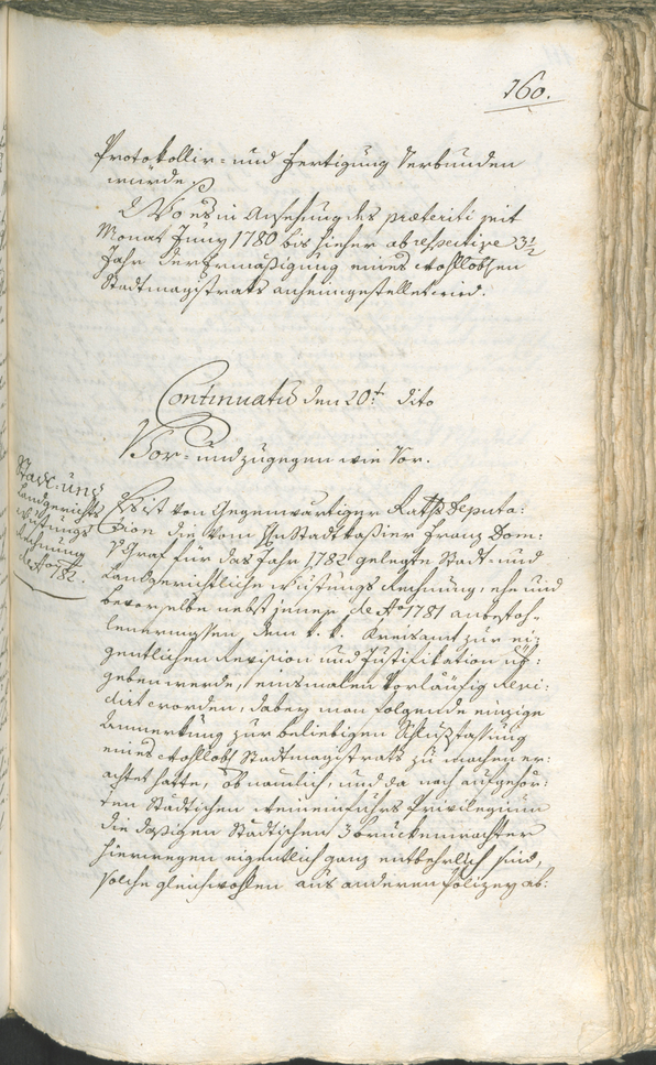 Civic Archives of Bozen-Bolzano - BOhisto Ratsprotokoll 1783/85 