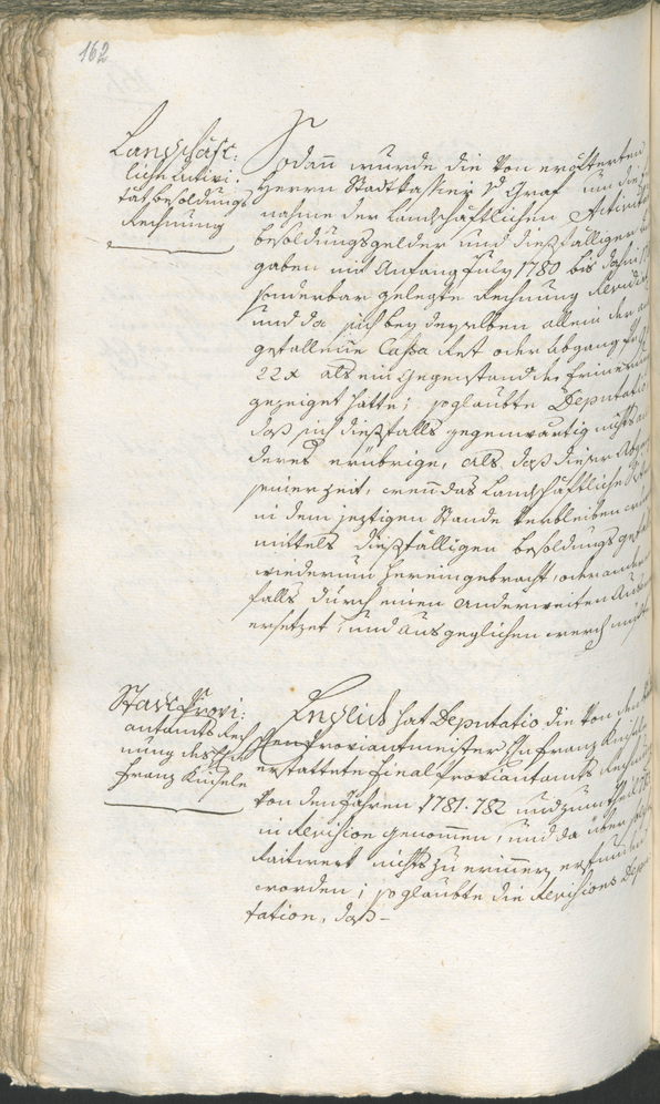 Stadtarchiv Bozen - BOhisto Ratsprotokoll 1783/85 