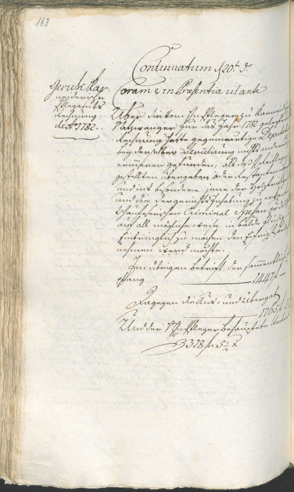 Archivio Storico della Città di Bolzano - BOhisto protocollo consiliare 1783/85 