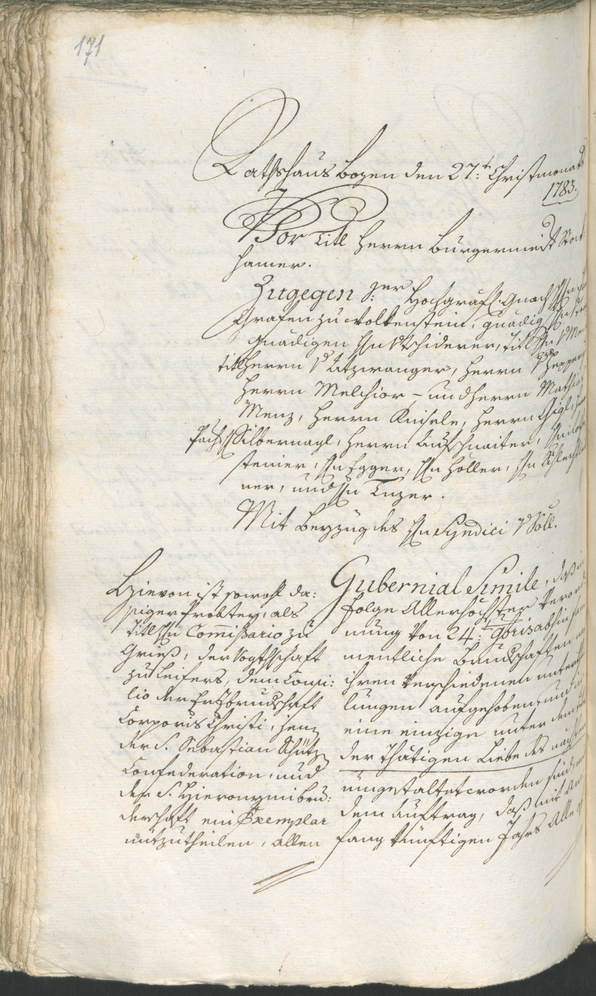 Civic Archives of Bozen-Bolzano - BOhisto Ratsprotokoll 1783/85 