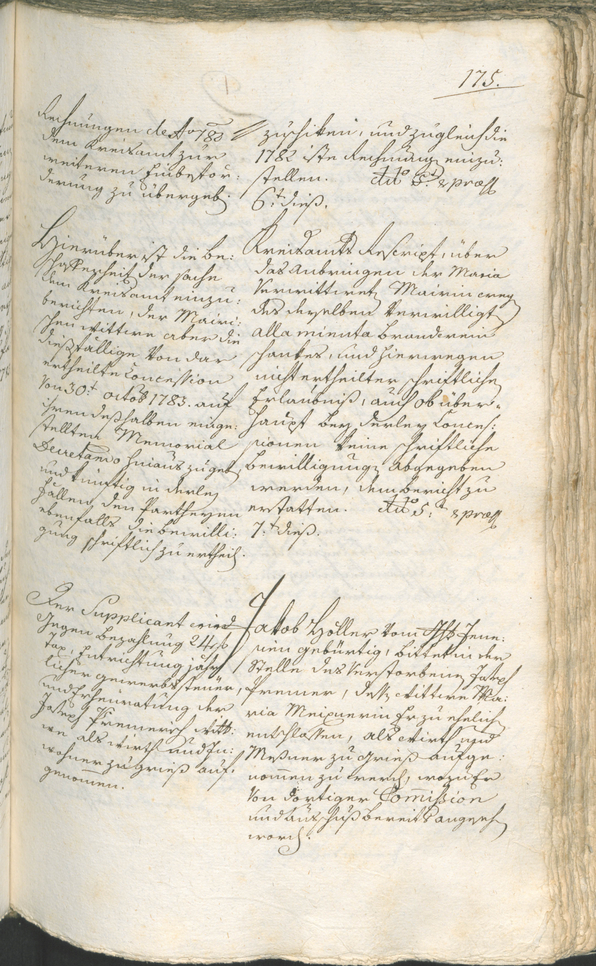 Civic Archives of Bozen-Bolzano - BOhisto Ratsprotokoll 1783/85 