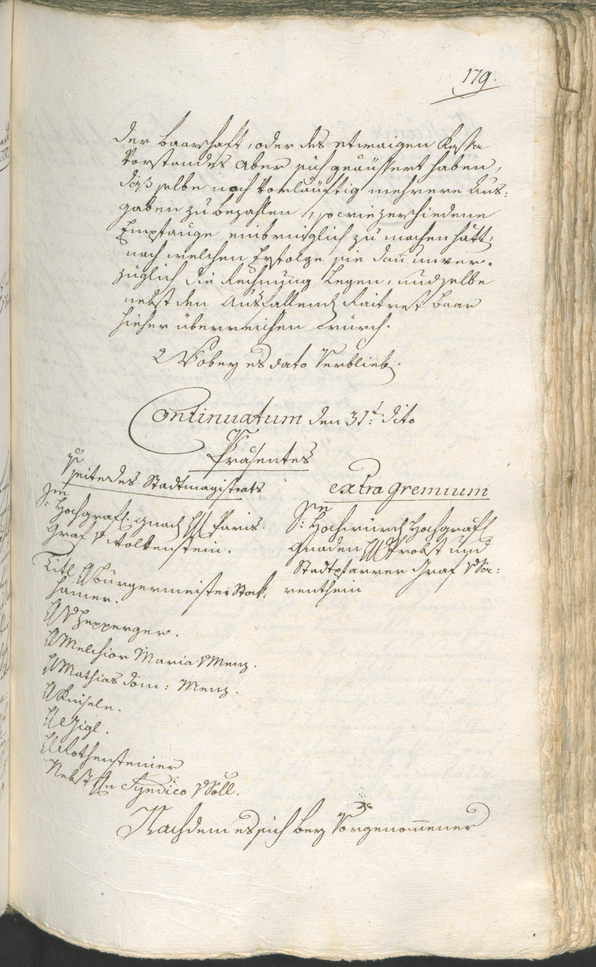 Stadtarchiv Bozen - BOhisto Ratsprotokoll 1783/85 