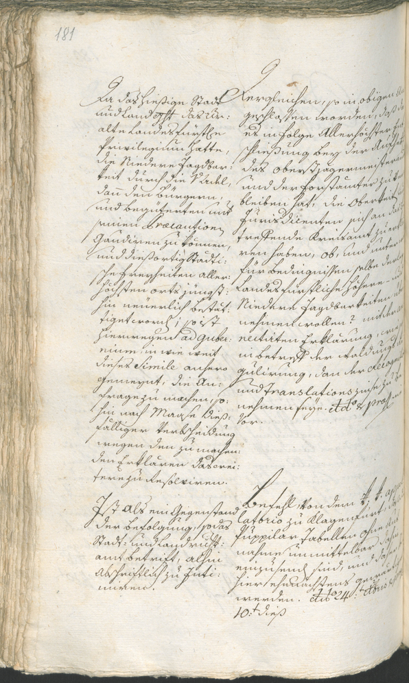 Stadtarchiv Bozen - BOhisto Ratsprotokoll 1783/85 