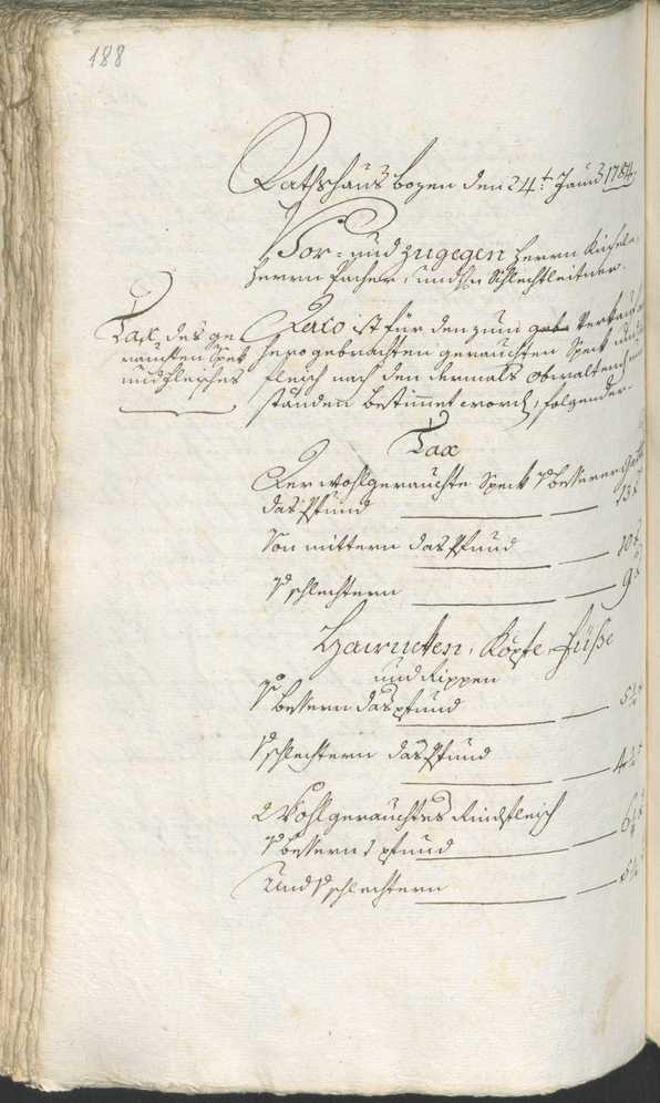 Archivio Storico della Città di Bolzano - BOhisto protocollo consiliare 1783/85 