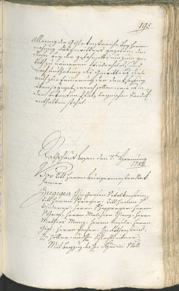 Archivio Storico della Città di Bolzano - BOhisto protocollo consiliare 1783/85 