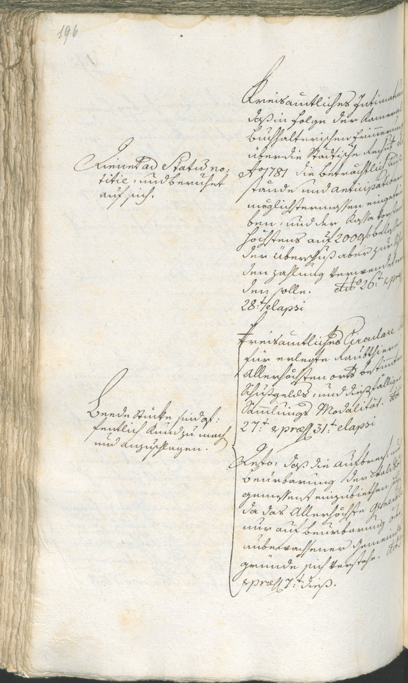 Stadtarchiv Bozen - BOhisto Ratsprotokoll 1783/85 