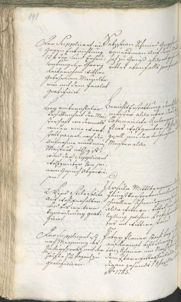 Civic Archives of Bozen-Bolzano - BOhisto Ratsprotokoll 1783/85 