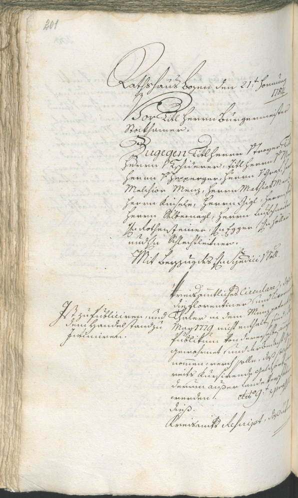 Archivio Storico della Città di Bolzano - BOhisto protocollo consiliare 1783/85 