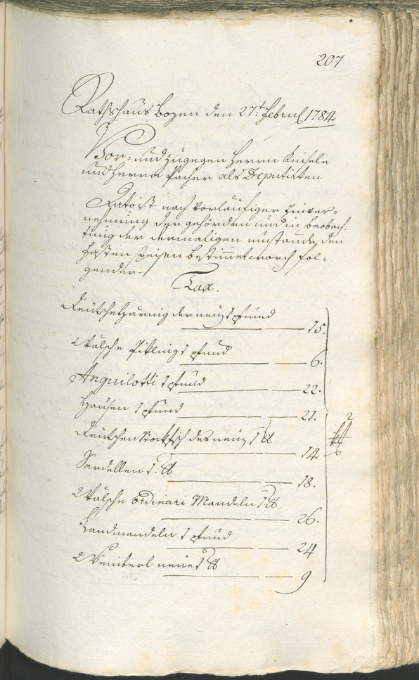 Civic Archives of Bozen-Bolzano - BOhisto Ratsprotokoll 1783/85 