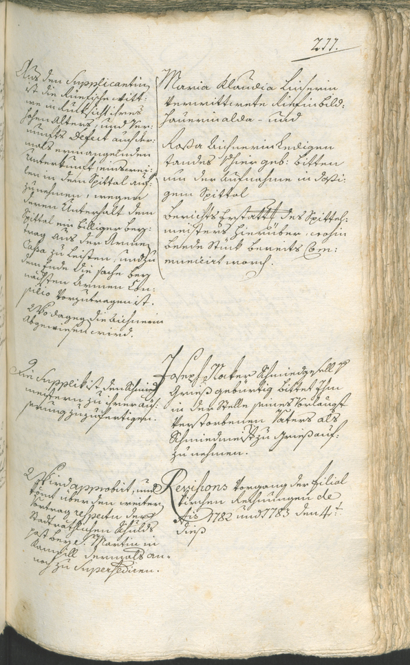 Civic Archives of Bozen-Bolzano - BOhisto Ratsprotokoll 1783/85 