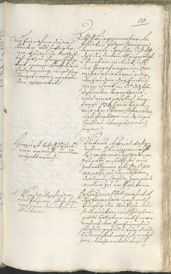 Stadtarchiv Bozen - BOhisto Ratsprotokoll 1783/85 