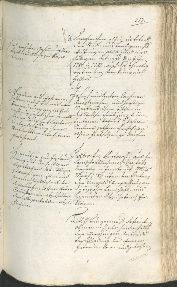 Archivio Storico della Città di Bolzano - BOhisto protocollo consiliare 1783/85 