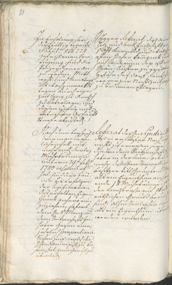 Civic Archives of Bozen-Bolzano - BOhisto Ratsprotokoll 1783/85 