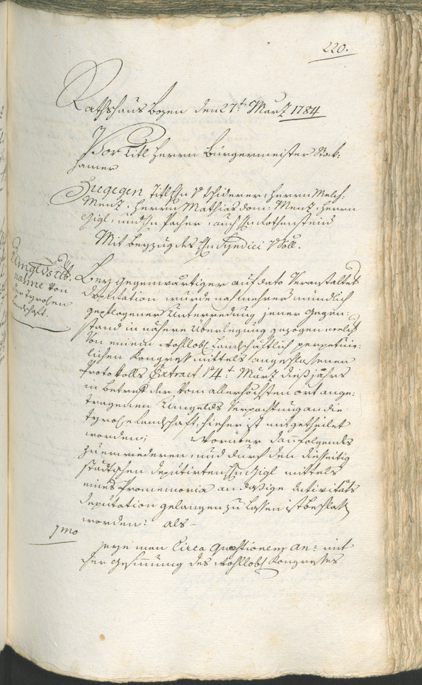 Civic Archives of Bozen-Bolzano - BOhisto Ratsprotokoll 1783/85 