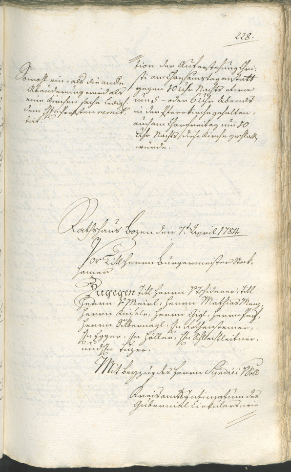 Civic Archives of Bozen-Bolzano - BOhisto Ratsprotokoll 1783/85 