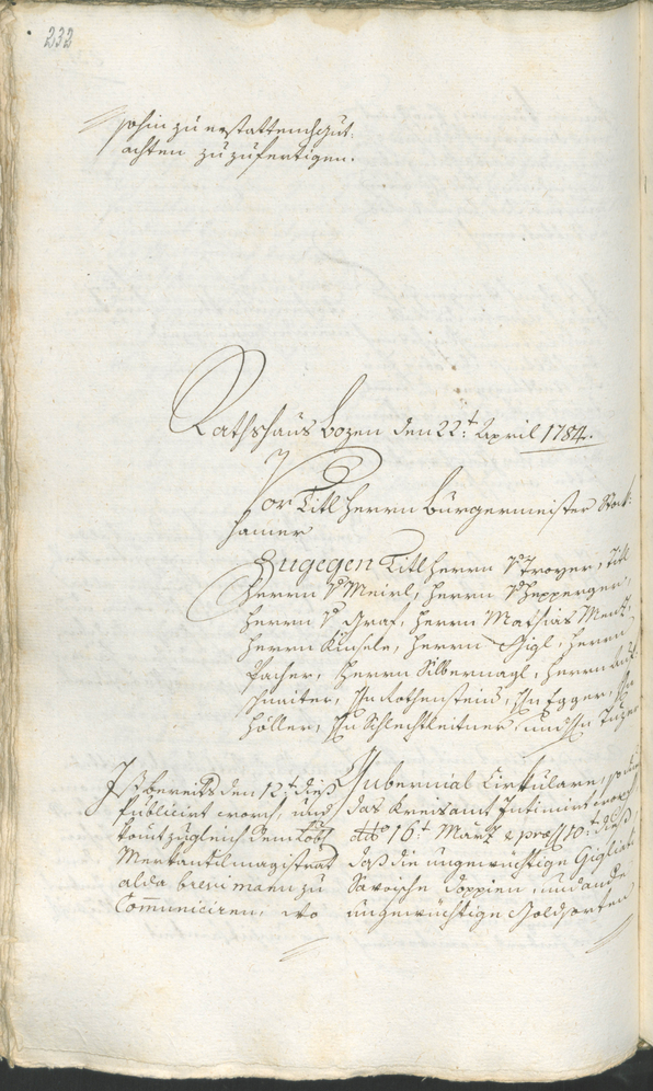 Archivio Storico della Città di Bolzano - BOhisto protocollo consiliare 1783/85 