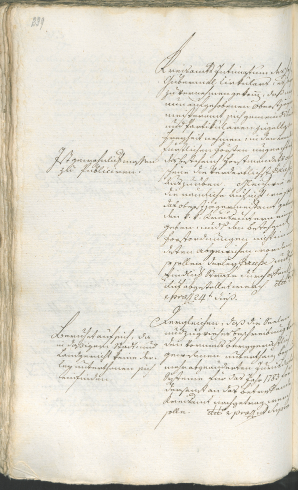 Stadtarchiv Bozen - BOhisto Ratsprotokoll 1783/85 