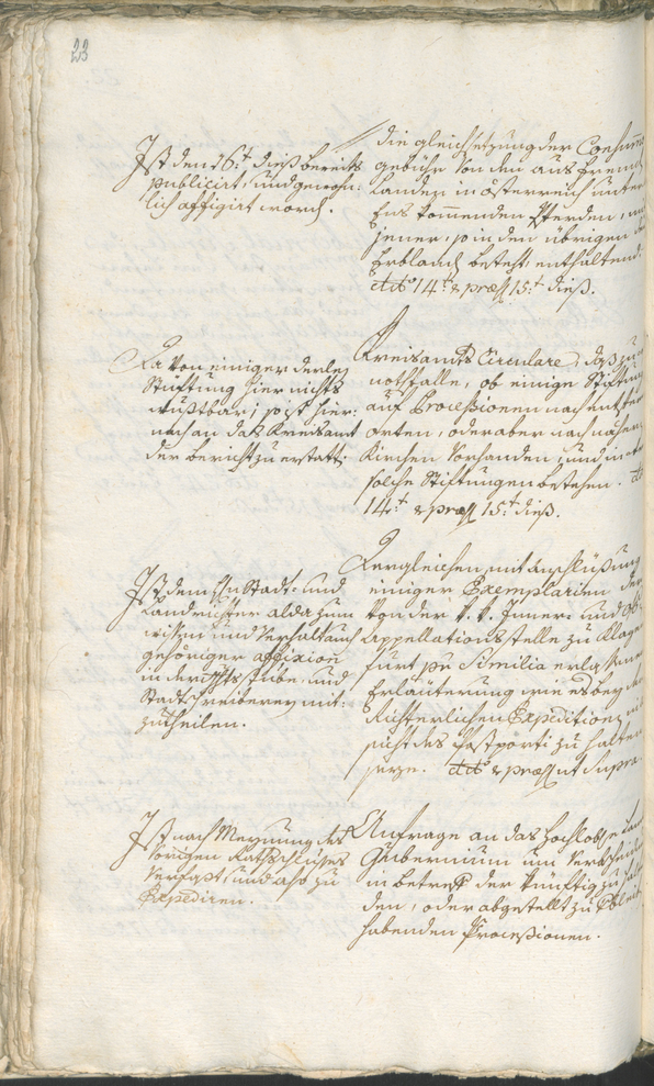 Stadtarchiv Bozen - BOhisto Ratsprotokoll 1783/85 