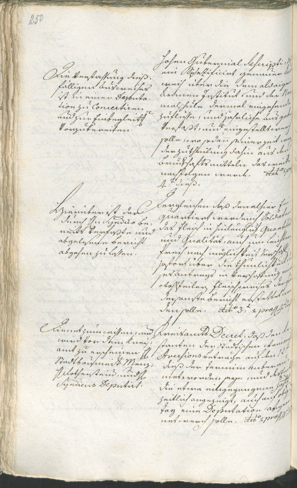 Stadtarchiv Bozen - BOhisto Ratsprotokoll 1783/85 