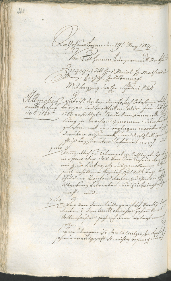 Archivio Storico della Città di Bolzano - BOhisto protocollo consiliare 1783/85 