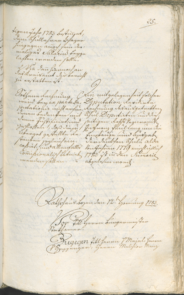 Civic Archives of Bozen-Bolzano - BOhisto Ratsprotokoll 1783/85 